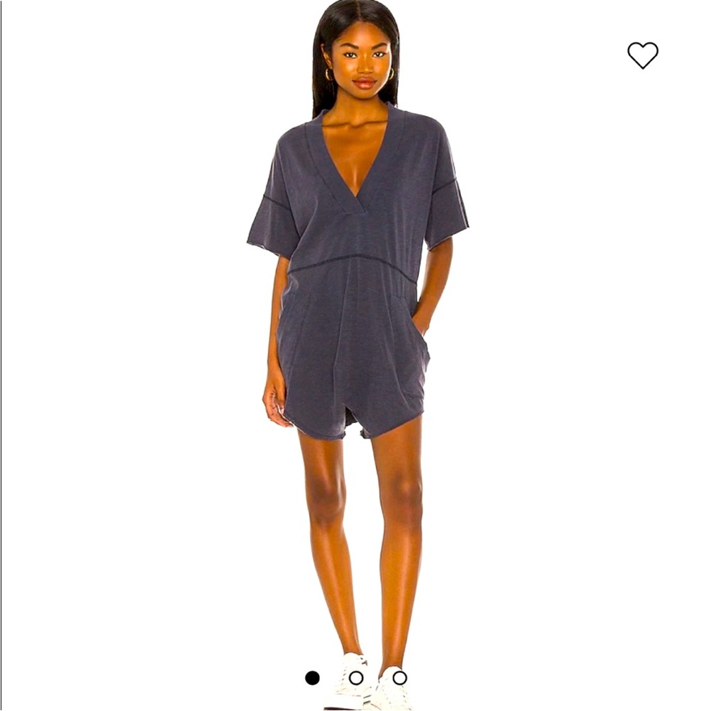 Free People Why Not romper in blue